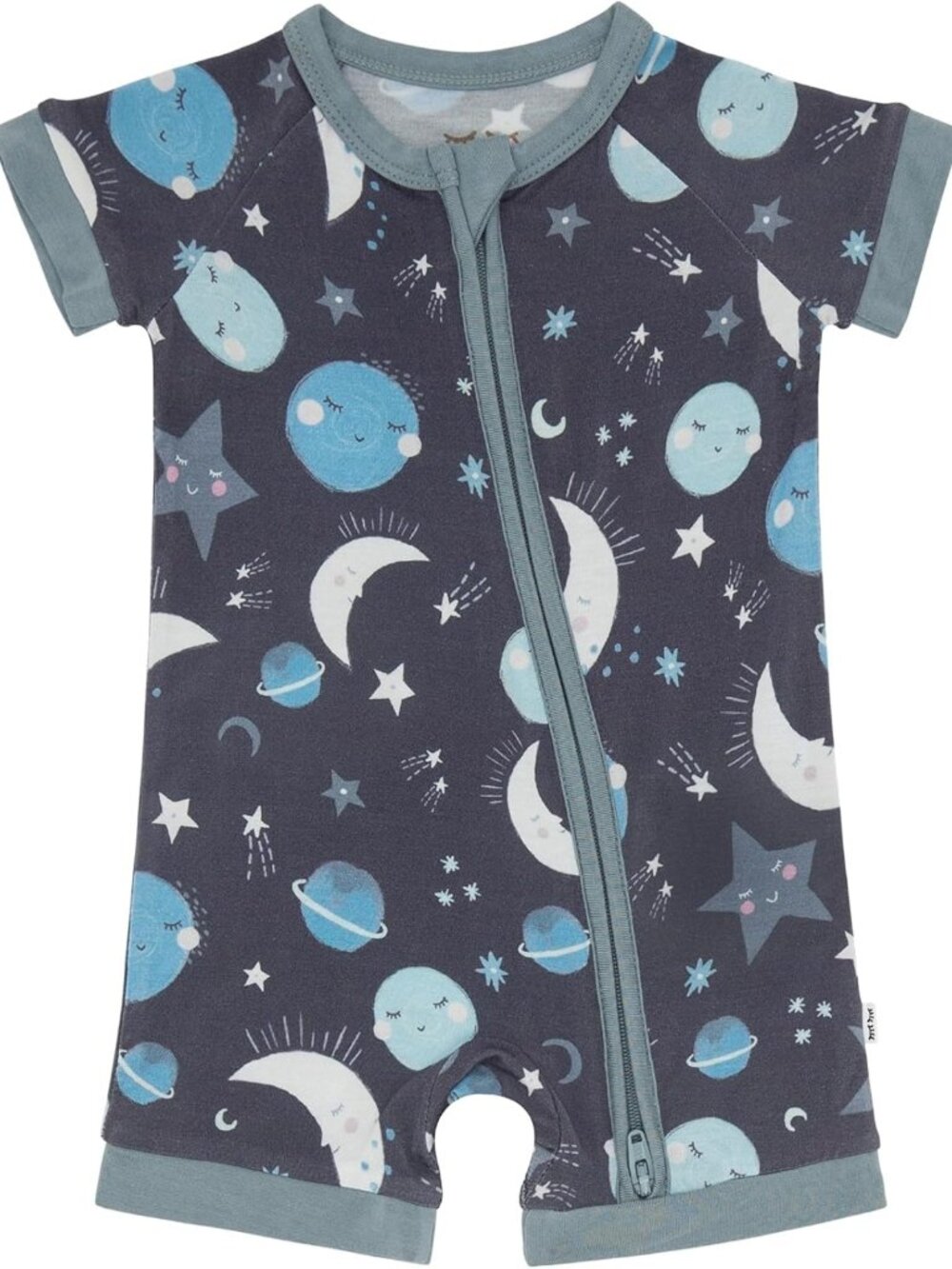 Cozy Shorty Pajamas Set | Soft Bamboo Short Sleeve Romper PJs for Kids